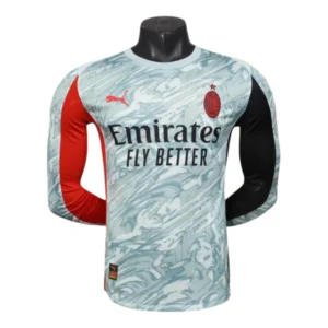 Camisa AC Milan Goleiro I 25/26 manga longa - Jogador Puma Masculina - Azul