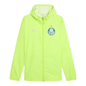 Jaqueta Corta-Vento Palmeiras 25/26 - Masculina Puma - Amarelo neon