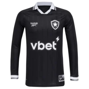 Camisa Botafogo II 25/26 manga longa - Torcedor Reebok Masculina - Preta