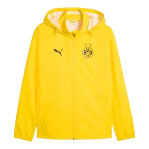 Jaqueta Corta-Vento Borussia Dortmund Treino 25/26 - Masculina Puma - Amarela