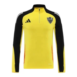 Camisa Atlético Mineiro 25/26 manga longa - Torcedor Adidas Masculina - Amarela com detalhes em preto e laranja