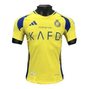Camisa Al-Nassr I 24/25 - Jogador Adidas Masculina - Amarela com detalhes em azul