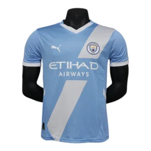 Camisa Manchester City I 25/26 - Jogador Puma Masculina - Azul com detalhes em branco