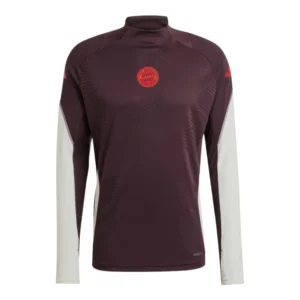 Camisa Bayern de Munique Treino 24/25 manga longa - Torcedor Adidas Masculina - Vinho