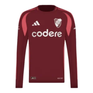 Camisa River Plate II manga longa 24/25 - Torcedor Adidas Masculina - Vermelha
