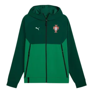 Jaqueta Corta-Vento Seleção Portugal 25/26 - Masculina Puma - Verde