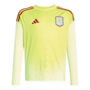Camisa Aston Villa Goleiro 25/26 - Torcedor Adidas Masculina - Amarela