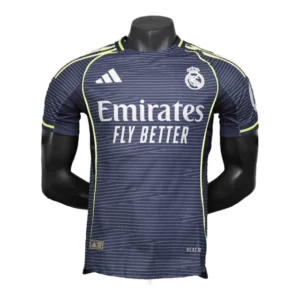 Camisa Real Madrid II 25/26 - Jogador Adidas Masculina - Azul com detalhes em amarelo