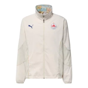 Jaqueta Corta-Vento Dupla Face Red Bull Salzburg Edição especial Mundial de Clubes 25/26 - Masculina Puma - Branca
