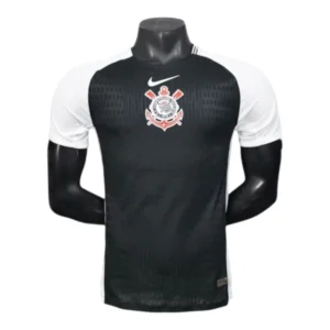 Camisa Corinthians II 25/26 - Jogador Nike Masculina - Preta e branca