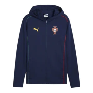 Jaqueta Corta-Vento Seleção Portugal 25/26 - Masculina Puma - Azul