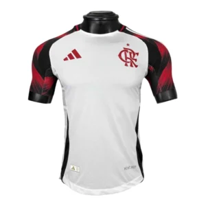 Camisa Flamengo II 25/26 - Jogador Adidas Masculina - Branca com detalhes em vermelho e preto