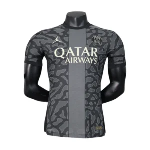 Camisa Paris Saint-Germain III 23/24 - Jogador Jordan Masculina - Preta
