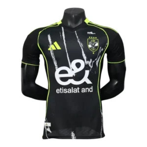 Camisa Al-Ahly II 25/26 - Jogador Adidas Masculina - Preta com detalhes em amarelo