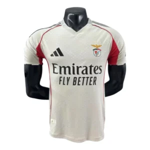 Camisa Benfica II 25/26 - Jogador Adidas Masculina - Bege e vermelha
