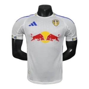 Camisa Leeds 25/26 - Jogador Adidas Masculina - Branca com detalhes em azul e amarelo