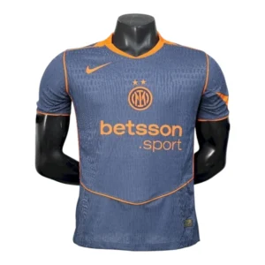 Camisa Inter de Milão III 25/26 - Jogador Nike Masculina - Azul e laranja