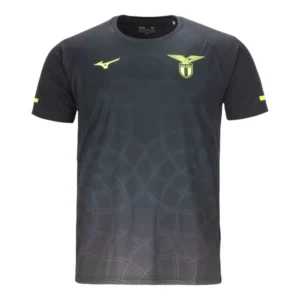 Camisa Lazio Treino 25/26 - Torcedor Mizuno Masculina - Preta