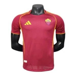 Camisa Roma I 25/26 - Jogador Adidas Masculina - Vermelha