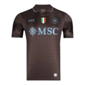 Camisa Napoli III 25/26 - Torcedor EA7 Masculina - Preta