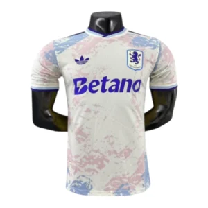 Camisa Aston Villa III 25/26 - Jogador Adidas Masculina - Branca