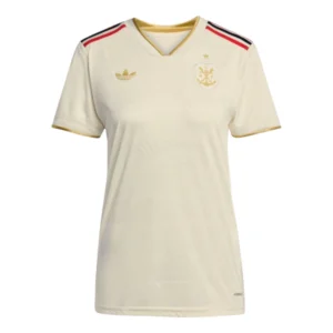 Camisa Flamengo III 25/26 - Torcedor Adidas Feminina - Amarela