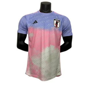 Camisa Japão II 23/24 Jogador Adidas Masculina - Rosa com detalhes em azul e preto