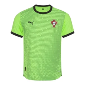 Camisa Seleção Portugal Goleiro 25/26 - Torcedor Puma Masculina - Verde com detalhes em preto