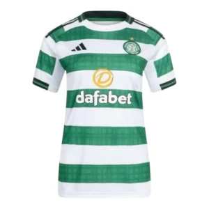 Camisa Celtic I 25/26 - Torcedor Adidas Feminina - Branca e verde