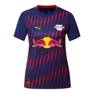 Camisa Red Bull Leipzig II 25/26 - Torcedor Puma Feminina - Azul com detalhes em vermelho