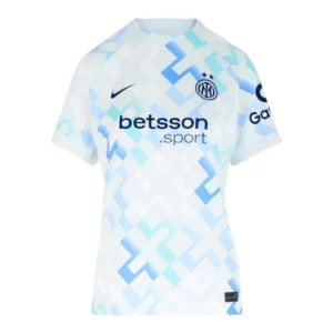 Camisa Inter de Milão II 25/26 - Torcedor Nike Feminina - Branca com detalhes em azul e verde