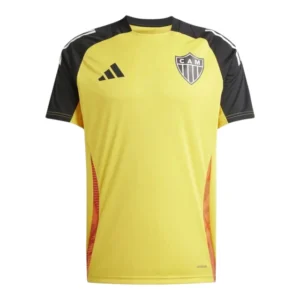 Camisa Atlético Mineiro Treino 25/26 - Torcedor Adidas Masculina - Amarela e preta