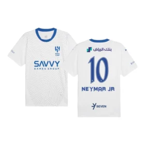 Camisa Al-Hilal II 24/25 - Torcedor Puma Masculina - Branca com detalhes em azul