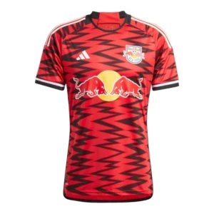 Camisa New York Red Bull I 25/26 - Torcedor Adidas Masculina - Vermelha com detalhes em preto