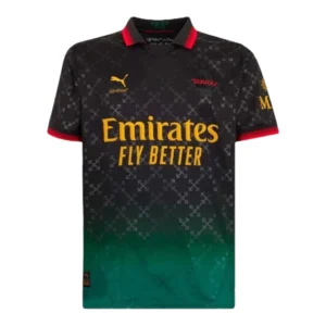 Camisa AC Milan Edição especial 25/26 - Torcedor Puma Masculina - Preta com detalhes em verde