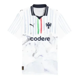 Camisa Monterrey Edição especial Mundial de Clubes II 25/26 - Torcedor Puma Masculina - Branca com detalhes em azul