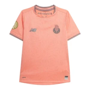 Camisa Porto Edição especial Mundial de Clubes II 25/26 - Torcedor New Balance Feminina - Rosa com detalhes em azul