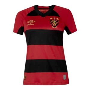 Camisa Sport Recife I 25/26 - Torcedor Umbro Feminina - Vermelha e preta