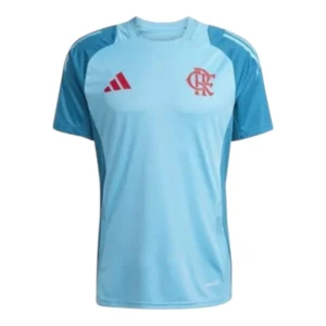 Camisa Flamengo Treino 25/26 - Torcedor Adidas Masculina - Azul
