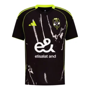 Camisa Al-Ahly II 25/26 - Torcedor Adidas Masculina - Preta com detalhes em amarelo