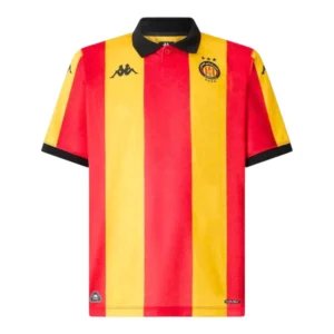 Camisa Espérance de Tunis I 25/26 - Torcedor Kappa Masculina - Amarela e vermelha