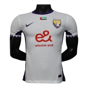 Camisa Al Ain Edição especial Mundial de Clubes II 25/26 - Jogador Nike Masculina - Branca e roxa