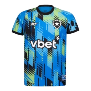 Camisa Botafogo Goleiro I 25/26 - Torcedor Reebok Masculina - Azul com detalhes em amarelo