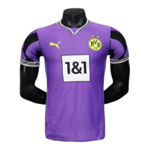 Camisa Borussia Dortmund Edição especial de Aniversário 25/26 - Jogador Puma Masculina - Roxa com detalhes em preto