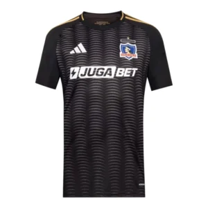 Camisa Colo Colo do Chile II 25/26 - Torcedor Adidas Masculina - Preta com detalhes em amarelo