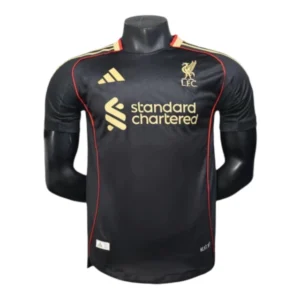 Camisa Liverpool Goleiro 25/26 - Jogador Adidas Masculina - Preta