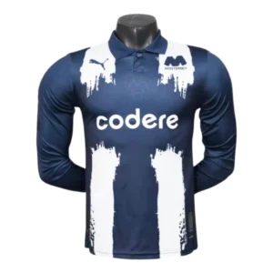 Camisa Monterrey Edição especial Mundial de Clubes I 25/26 manga longa - Jogador Puma Masculina - Azul com detalhes em branco