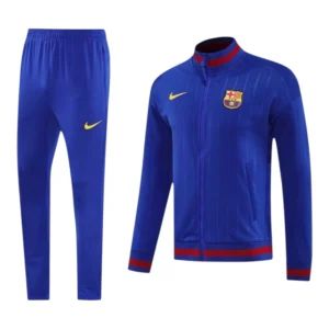 Conjunto Barcelona Treino 25/26 - Masculino Nike - Azul com detalhes em vermelho