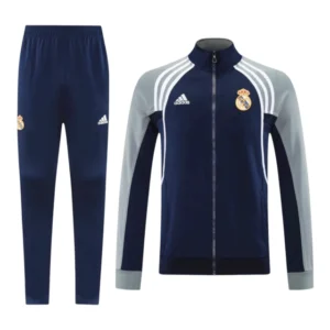 Conjunto Real Madrid 25/26 - Masculino Adidas - Azul e cinza