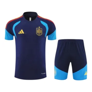 Kit Treino adulto - Camisa e Shorts - Seleção Espanha Adidas 26/27 - Azul